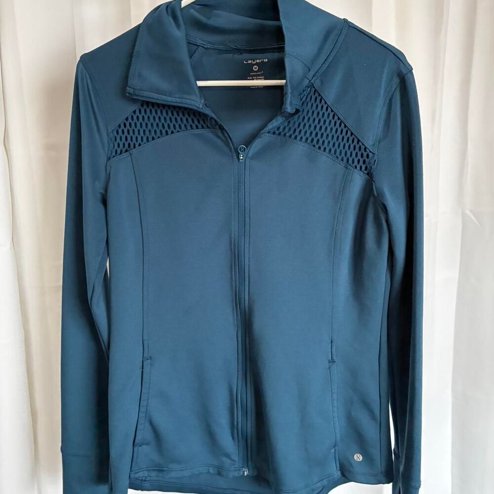 Layer-8 Women's Blue and Navy Top